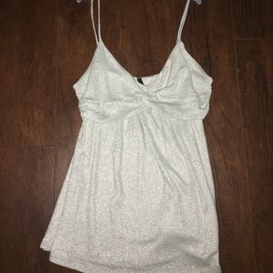 Sparkly Top with Knot